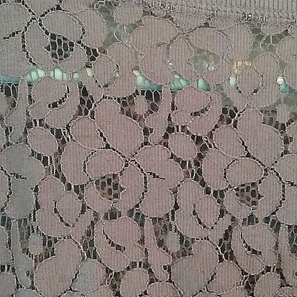 Princess Vera way XL polyester rayon Gray Crystal buttons down the front sweater - Picture 6 of 7